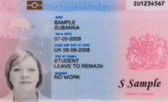 在英國境內丟失BRP應該如何補辦？