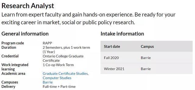 加拿大留學喬治亞學院熱門專業分享