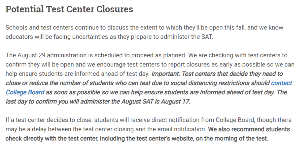 亞博館“考場變方艙”Sat考試中心可能臨時調整或關閉