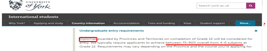 約克大學簡介世界排名及OSSD錄取要求