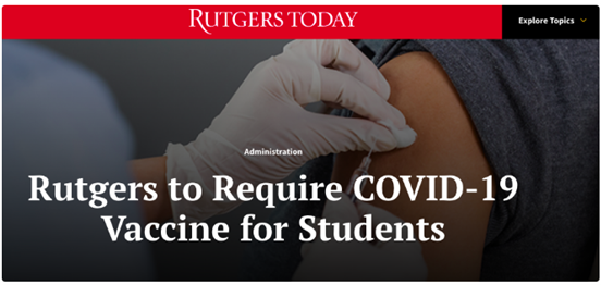 秋季返校美國多所大學(xué)要求學(xué)生接種新冠疫苗